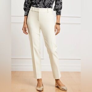 New York and Company Audrey Pant Slim Leg Crop - White